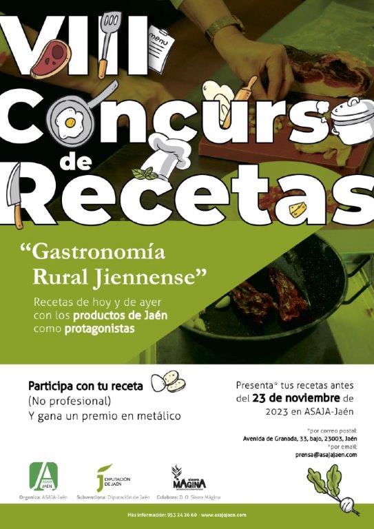 ASAJA-Jaén celebra mañana la final de la VIII edición del Concurso de Recetas “Gastronomía Rural Jiennense