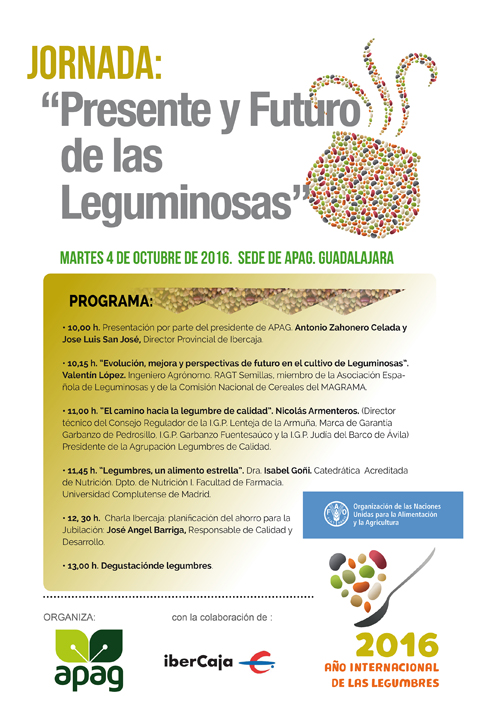 APAG Guadalajara-ASAJA celebra el Año Internacional de las Legumbres con una Jornada