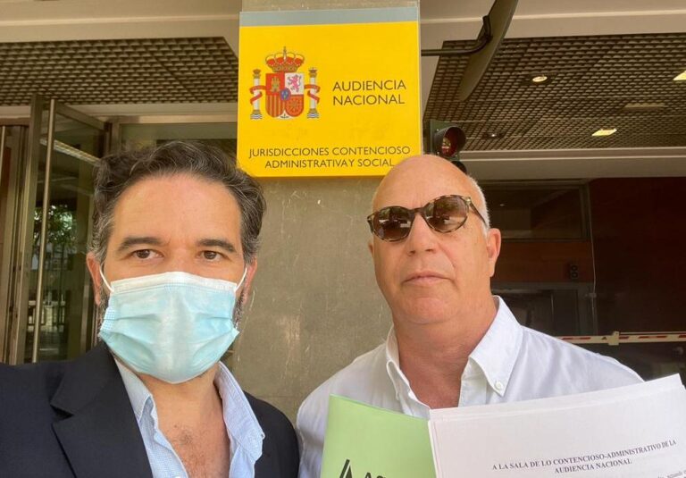 La Comunidad de Regantes, Asociación de Regantes de la Presa de Siles,  presenta un contencioso-administrativo en los tribunales de la Audiencia Nacional en Madrid