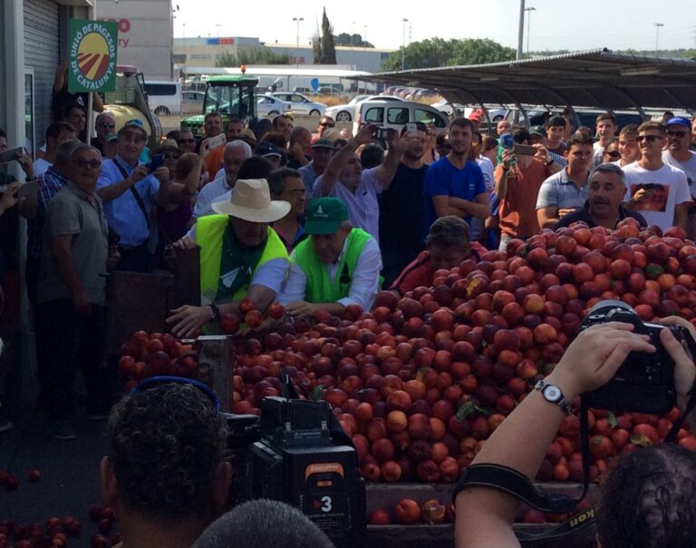 Asaja Aragón: Los Bajos precios arruinan el sector frutícola