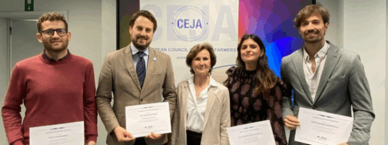 ASAJA Navarra UAGN, en Bruselas: el ganadero Pello Sarratea se une al CEJA