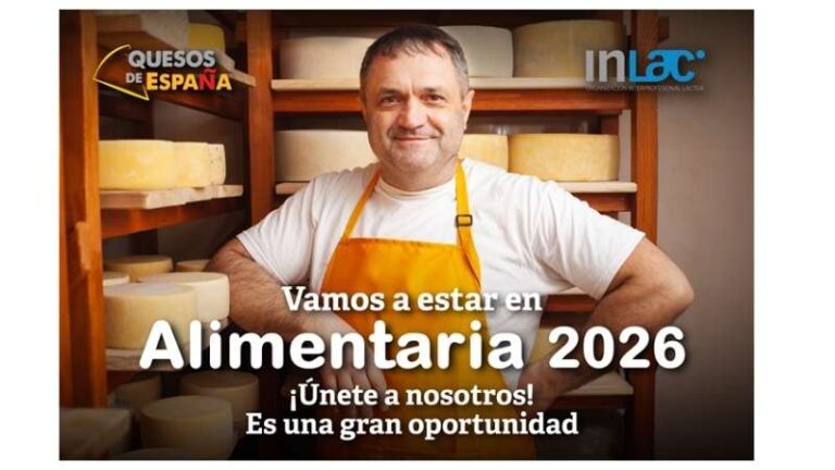 ¡Participa como quesería coexpositora en ALIMENTARIA 2026 junto a InLac!