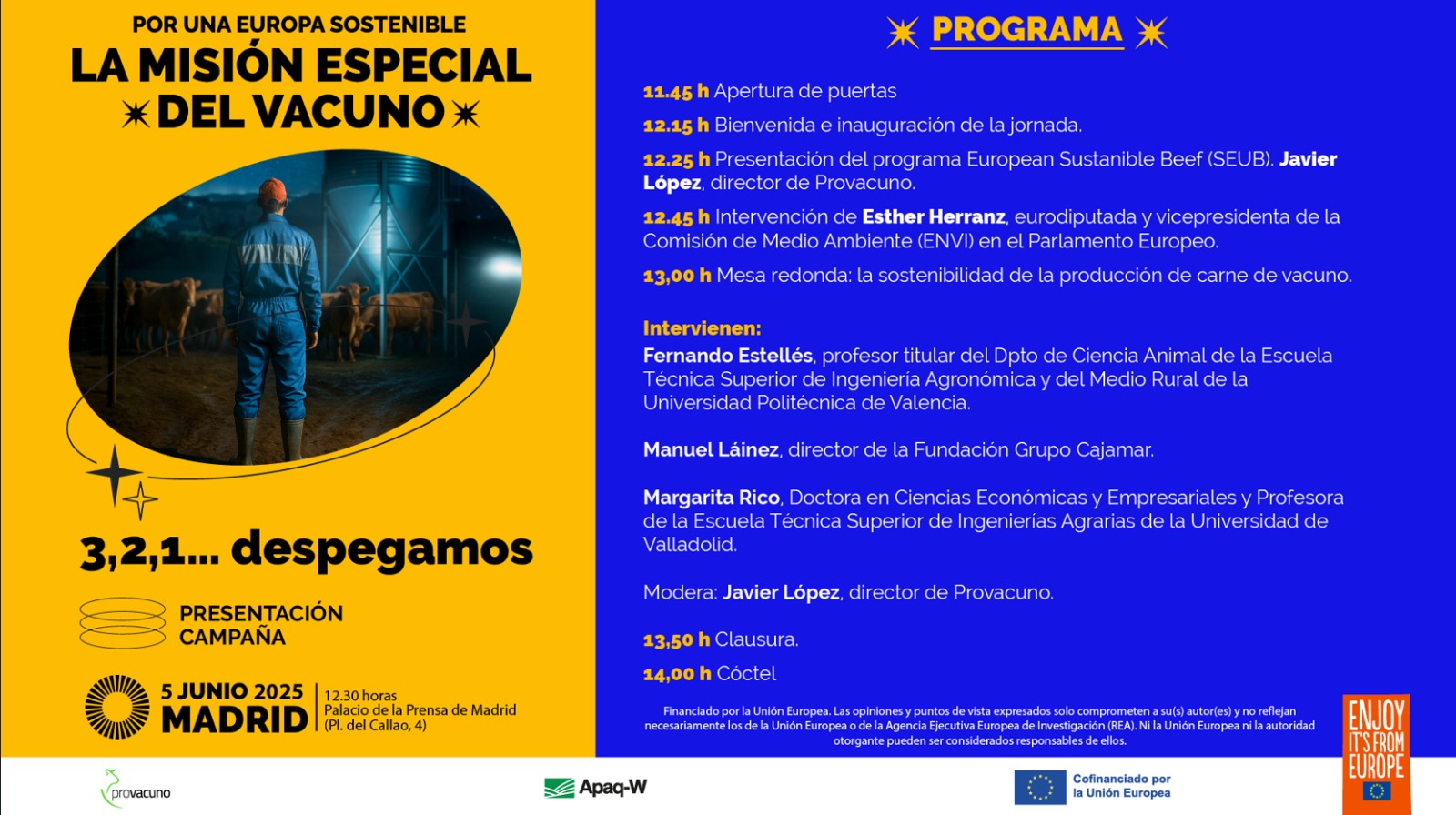 La misión especial del vacuno