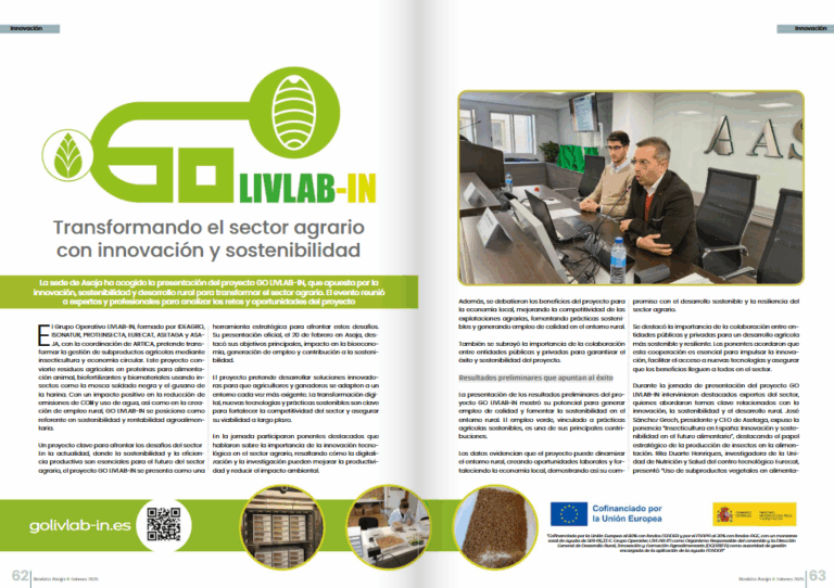Reportaje Transformando el sector agrario con innovación y sostenibilidad