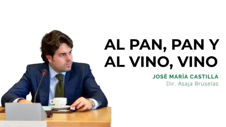 Al pan, pan y al vino, vino 