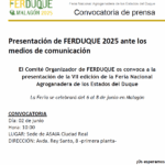 Presentación de FERDUQUE 2025 ante los medios de comunicación
