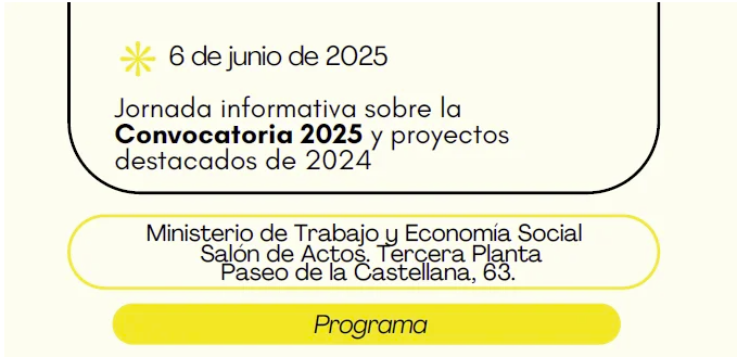 Jornada informativa sobre la convocatoria 2025 y proyectos destacados de 2024