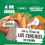 Concentración por el futuro de los cereales en España