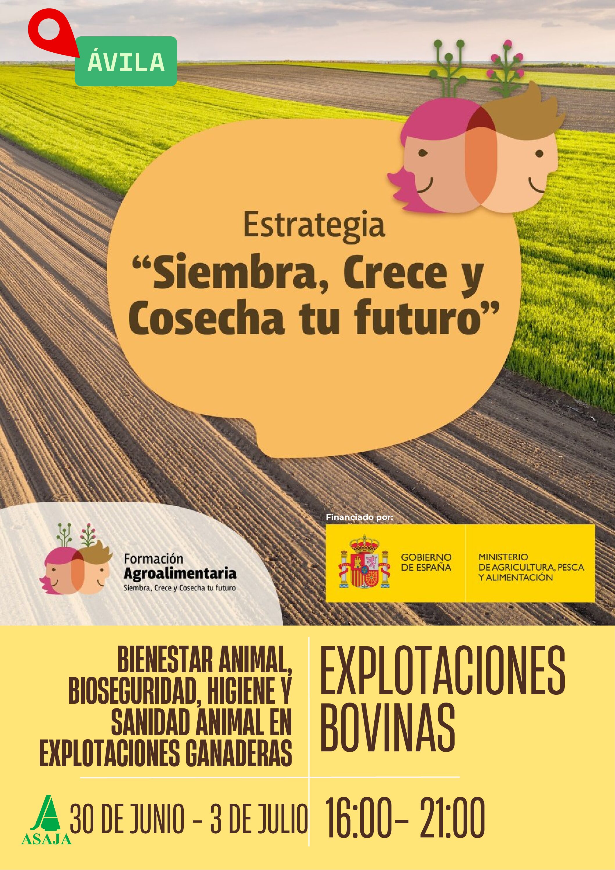 Curso bienestar animal, bioseguridad, higiene y sanidad animal en explotaciones ganaderas. Explotaciones bovinas