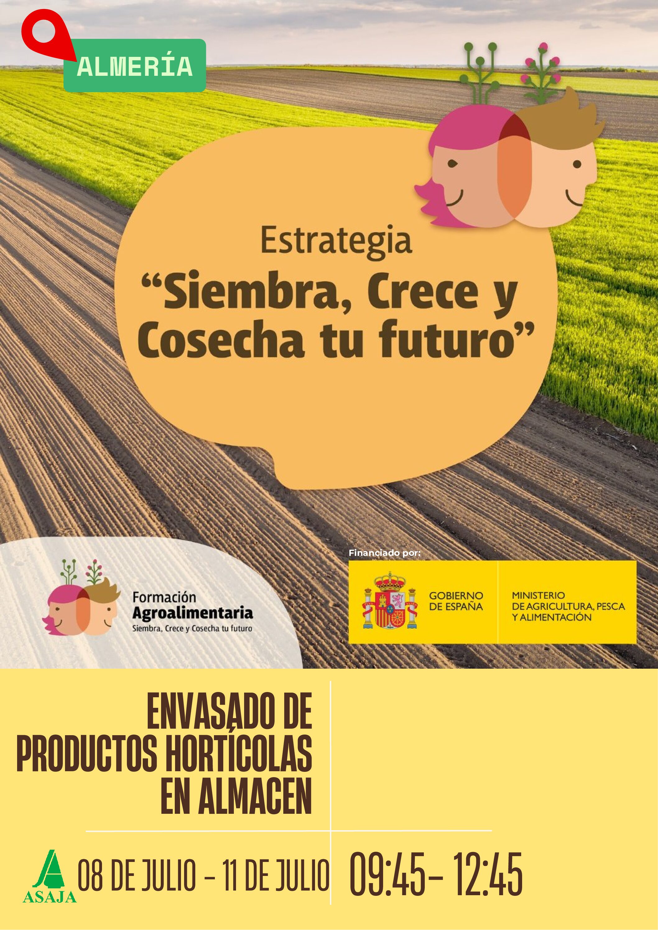 Curso Envasado de productos hortícolas en almacén