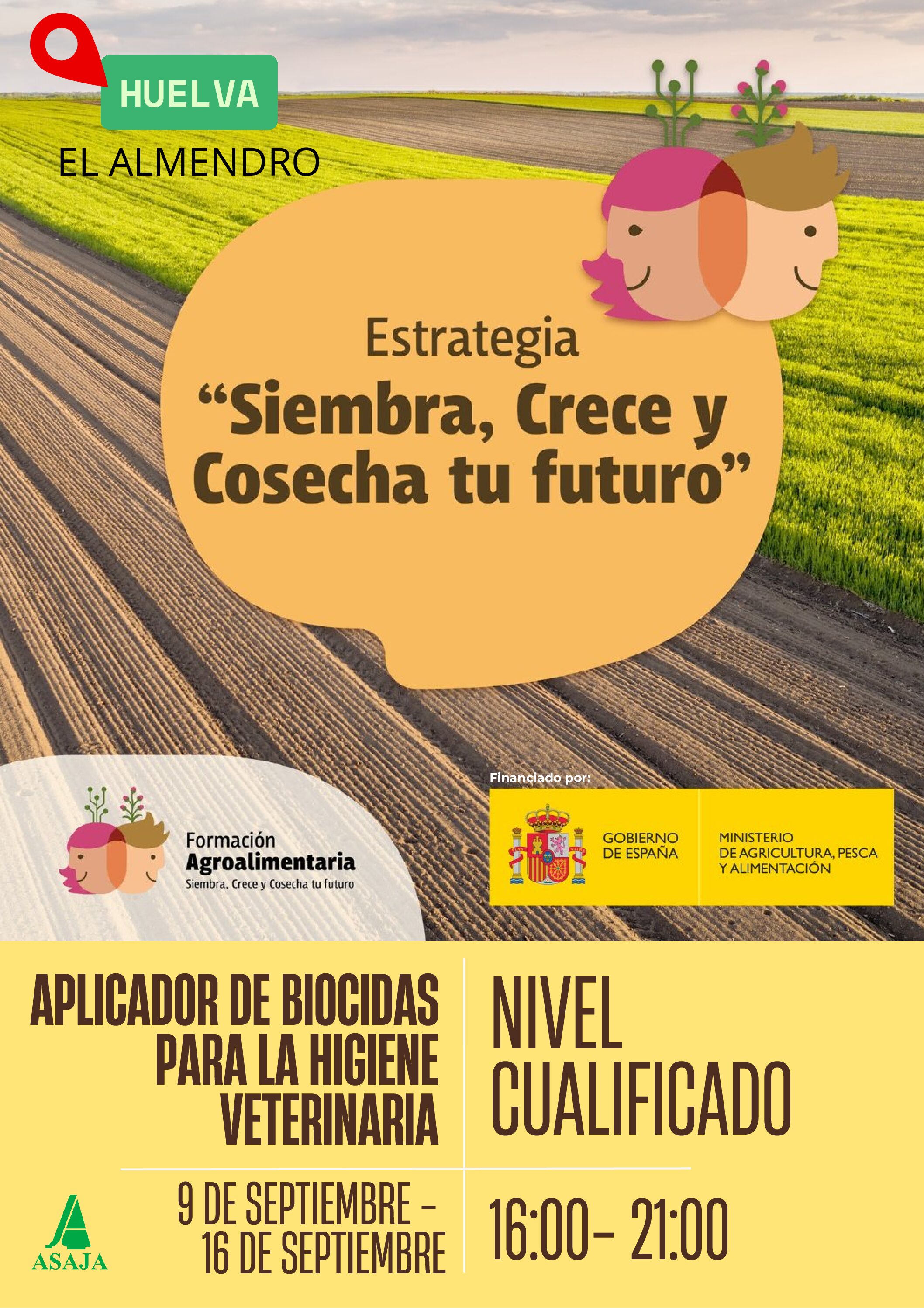 Curso aplicador de biocidas para la higiene veterinaria. Nivel cualificado.