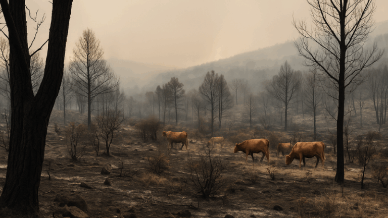 ASAJA exige medidas urgentes tras el incendio que arrasa 1.500 hectáreas en Navaluenga