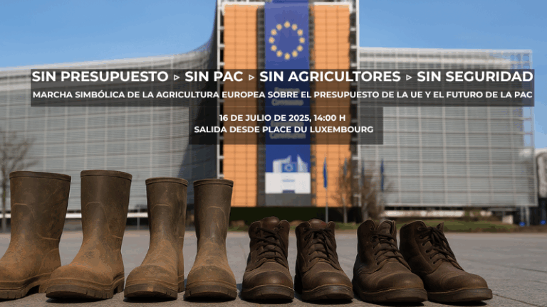 ASAJA Sevilla se une a la movilización en Bruselas para defender una PAC fuerte y con presupuesto