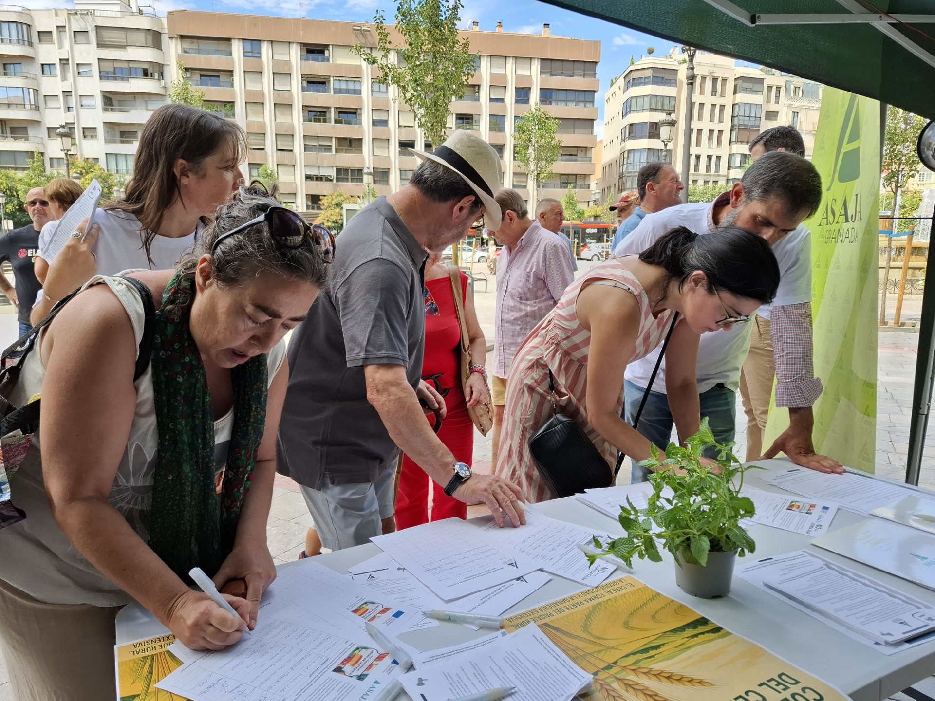 Granada se moviliza en defensa del cereal: “Donde hay cereal hay campo, donde hay campo hay futuro” 