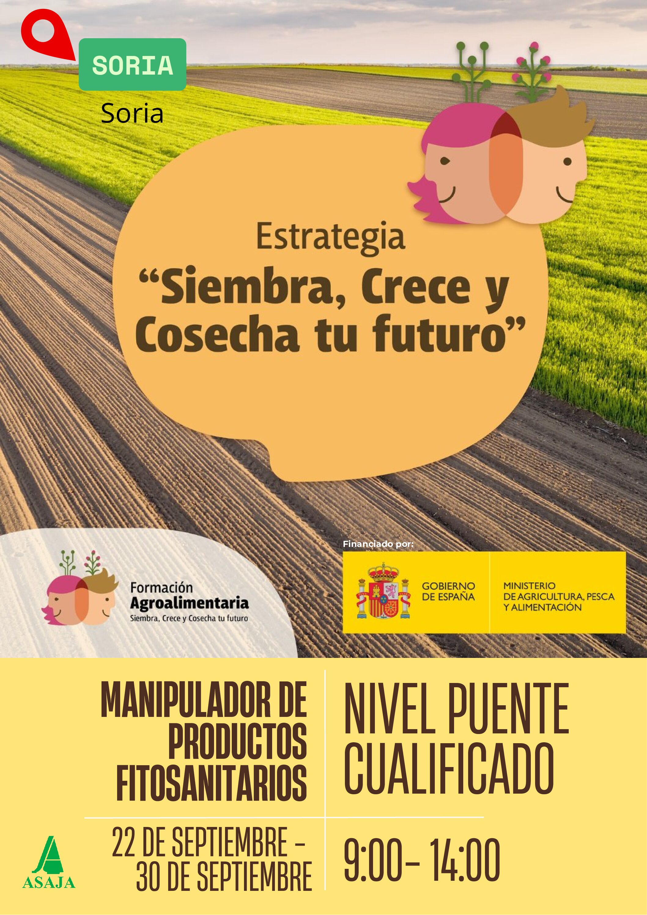 Curso de manipulador de productos fitosanitarios. Nivel puente cualificado
