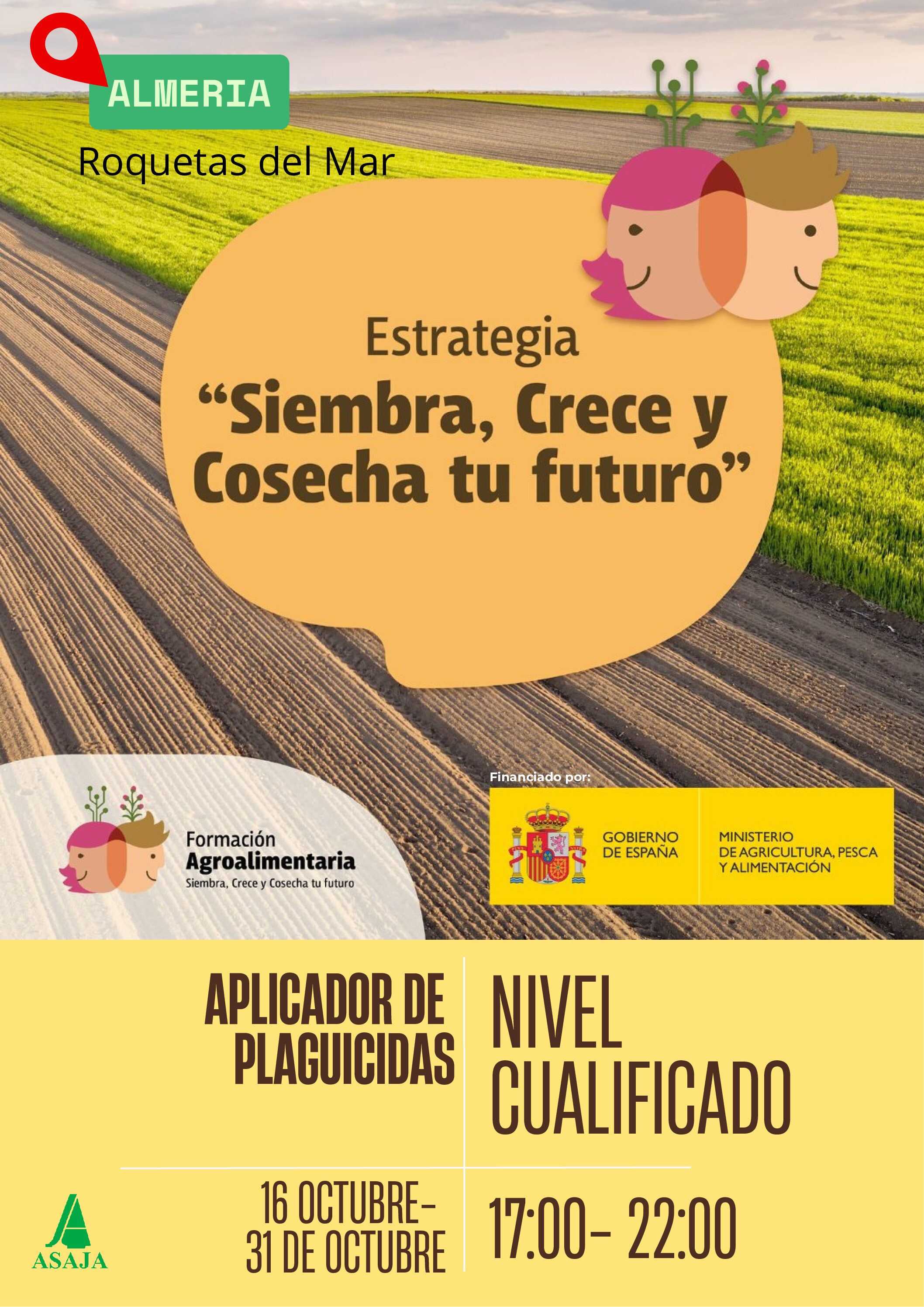 Curso aplicador de plaguicidas. Nivel cualificado