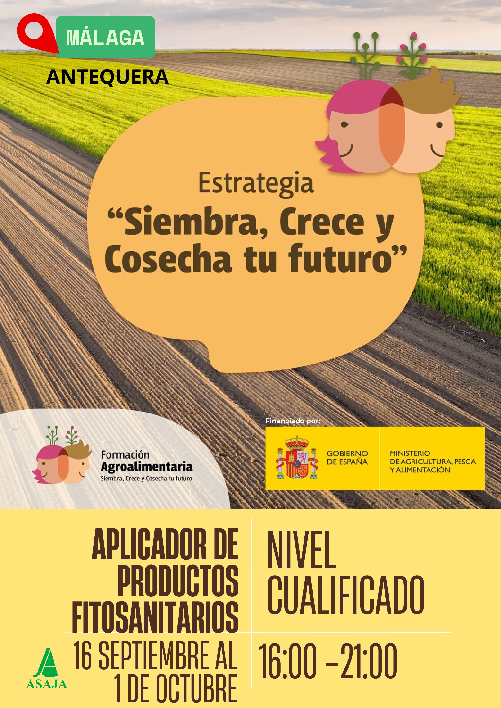 Curso aplicador de productos fitosanitarios. Nivel cualificado