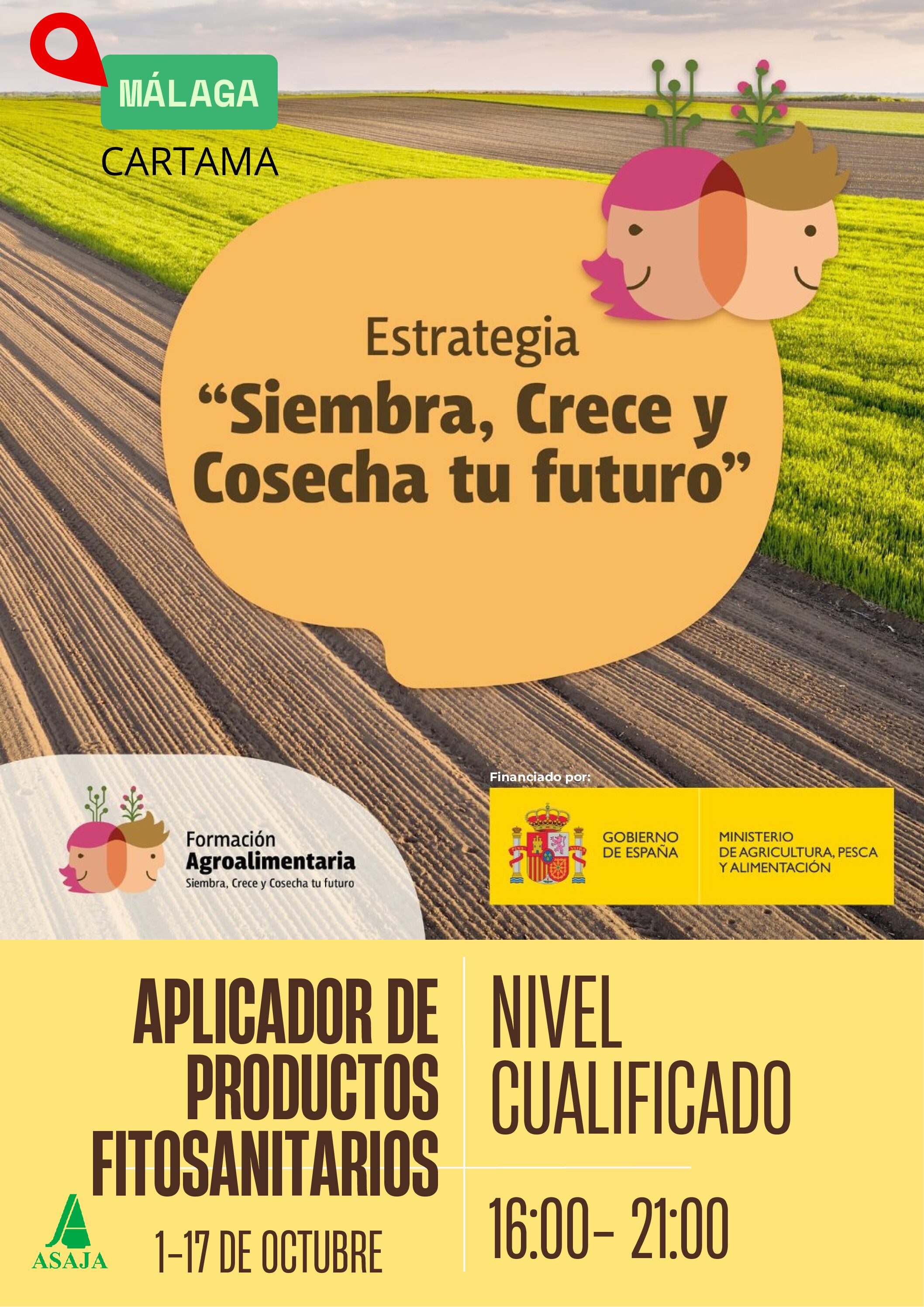 Curso aplicador de productos fitosanitarios. Nivel Cualificado