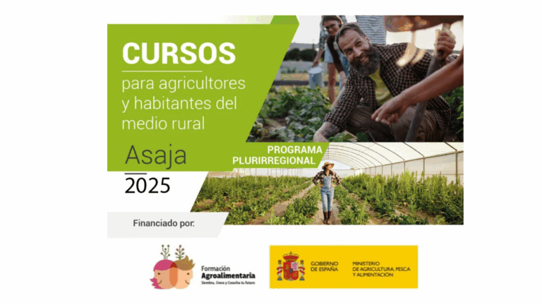 Programa Formativo Plurirregional 2025 para el Sector Agrario, Forestal y Ganadero