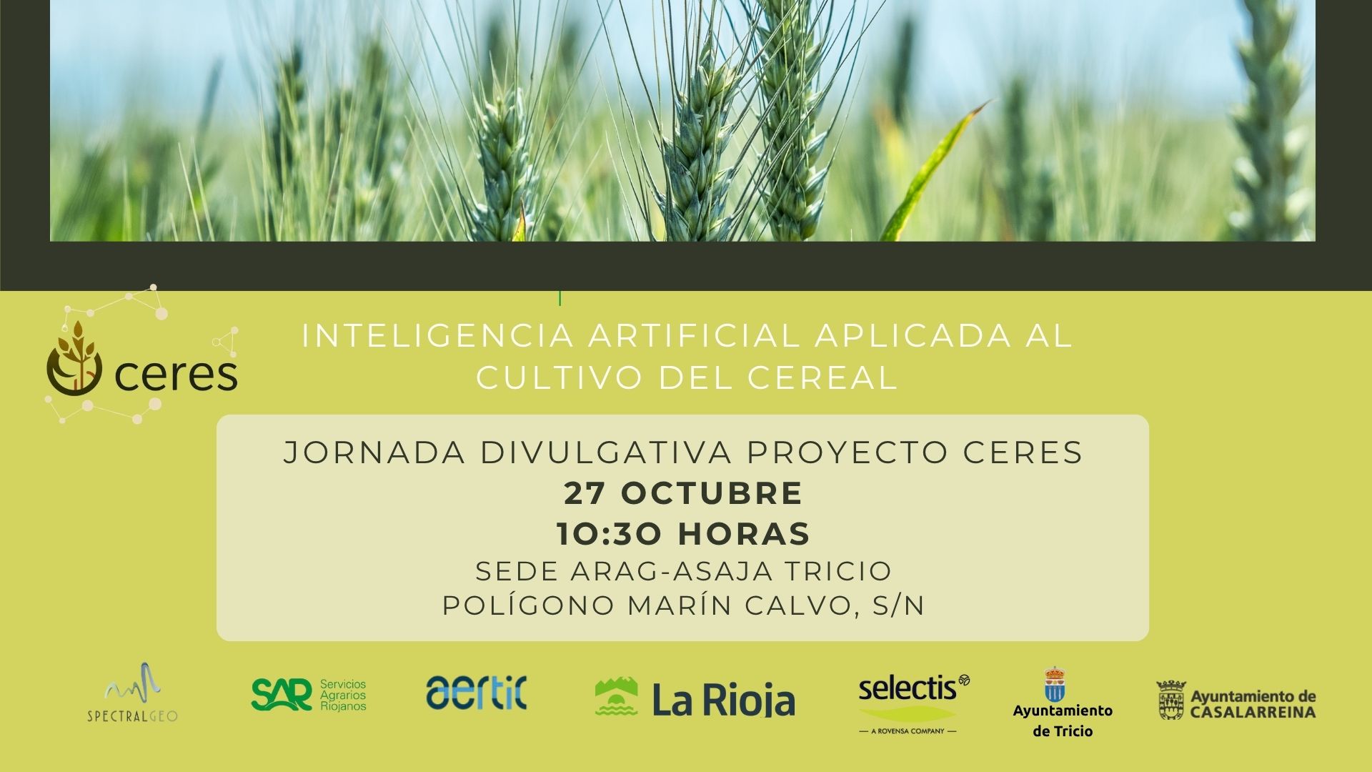 Inteligencia Artificial aplicada al cultivo del cereal