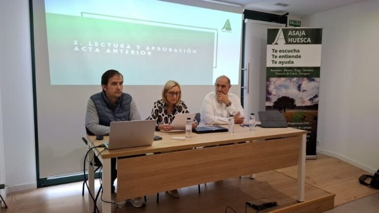 ASAJA Huesca celebra su Asamblea General y fija prioridades 2025–26: PAC, agua y relevo generacional