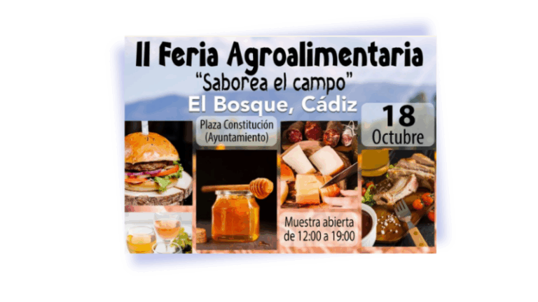El Bosque acoge este sábado la Feria Gastronómica “Saborea el Campo”, organizada por ASAJA Cádiz