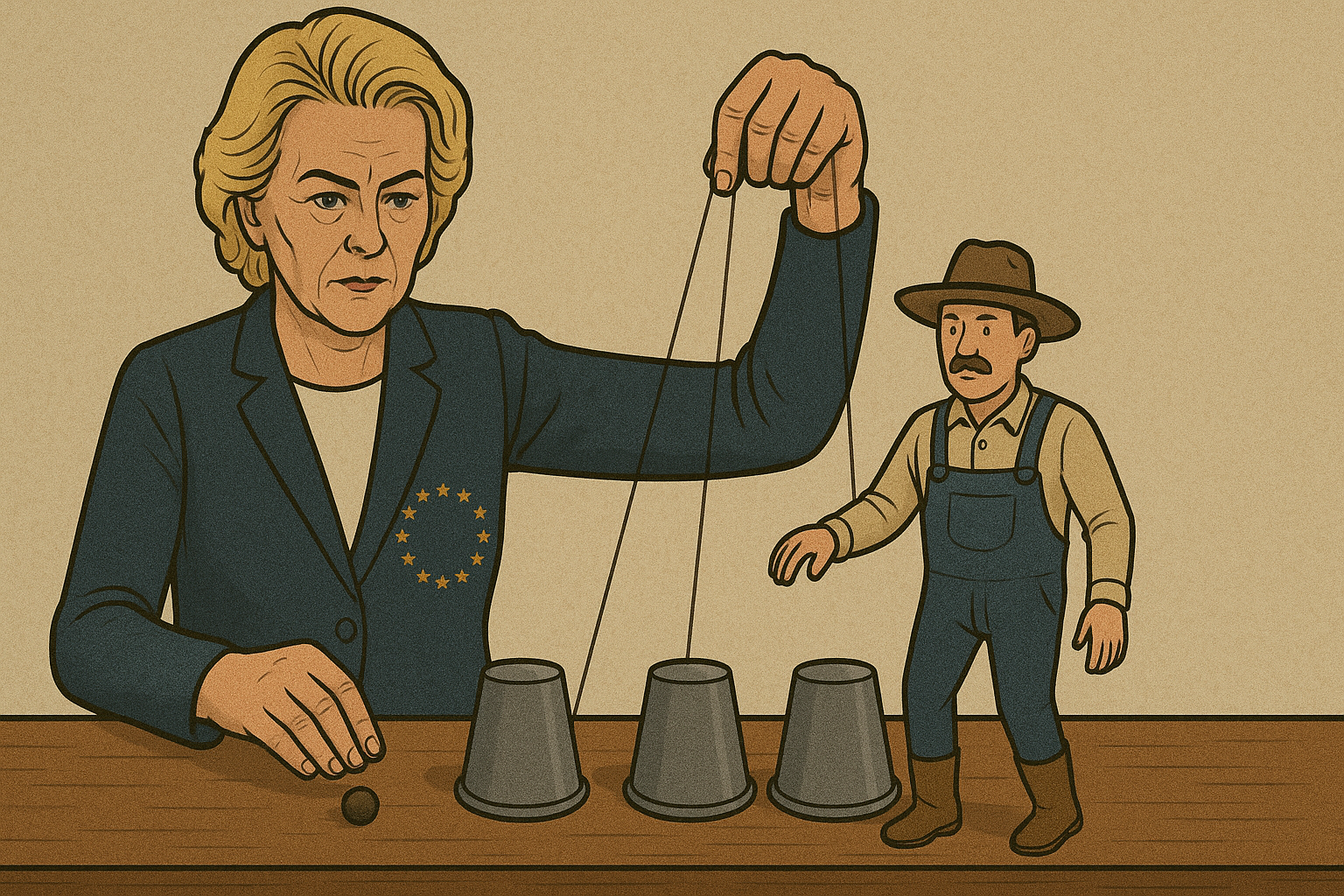 Ejercicio de trilerismo en Bruselas: la comisión maquilla el MFP mientras reduce los fondos de la PAC y deja al campo desprotegido