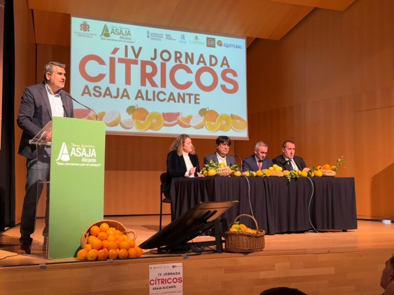 ASAJA Alicante reivindicó rentabilidad, investigación y agua como pilares del futuro citrícola en la IV Jornada de Cítricos