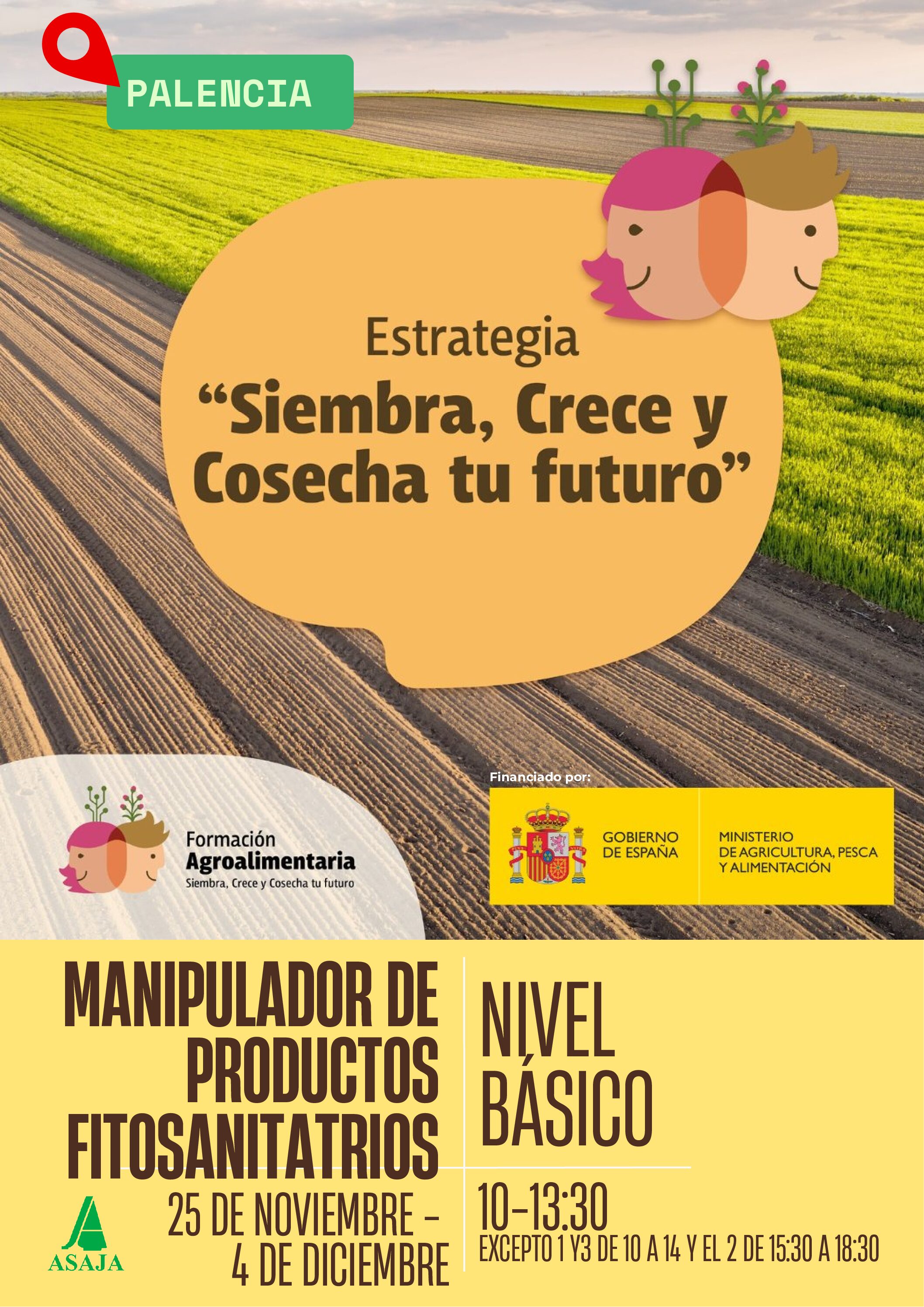 Curso Manipulador de productos fitosanitarios. Nivel básico