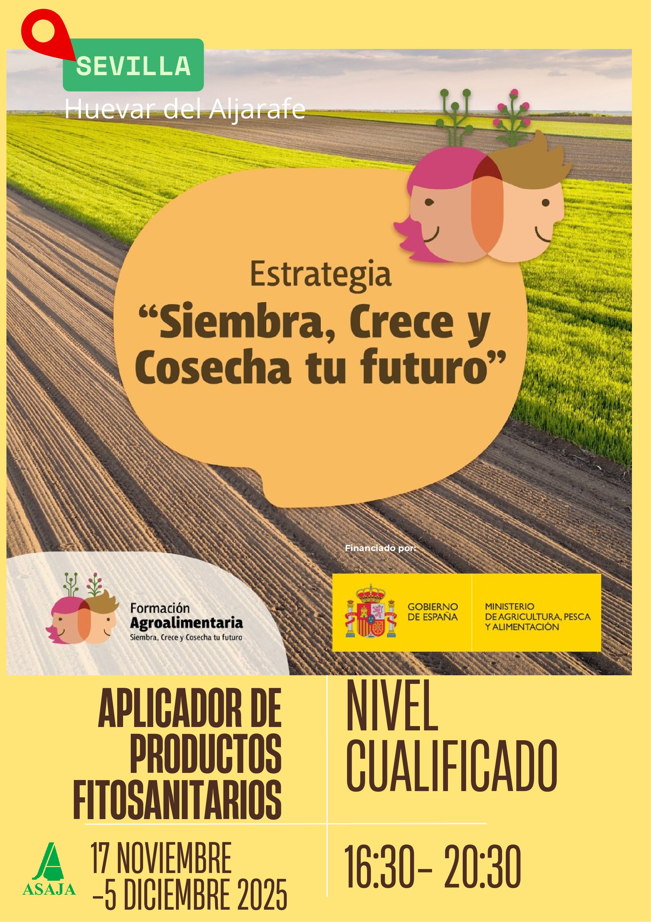 Curso de aplicador de productos fitosanitarios. Nivel Cualificado
