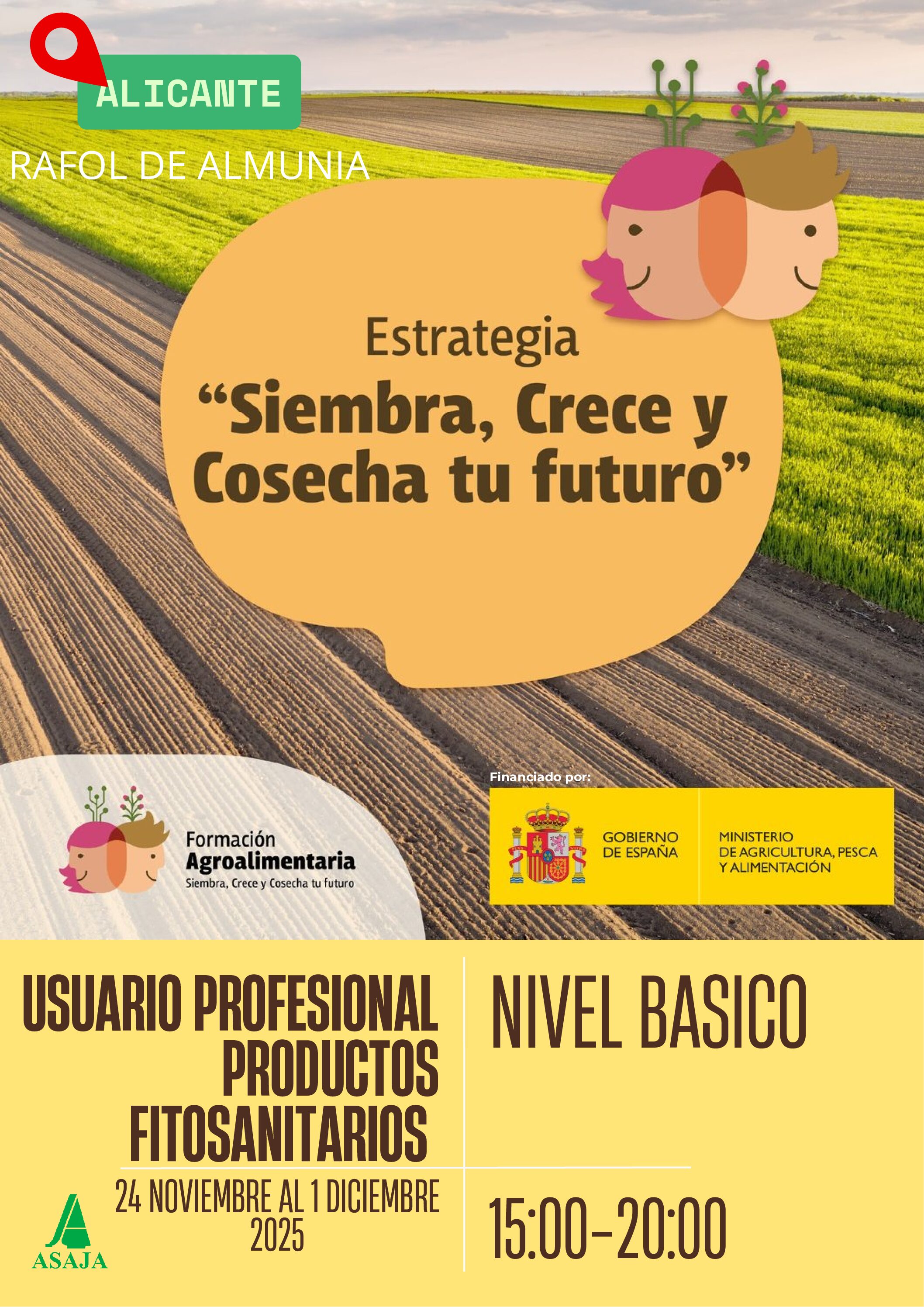 Curso de usuario profesional de productos fitosanitarios. Nivel Básico
