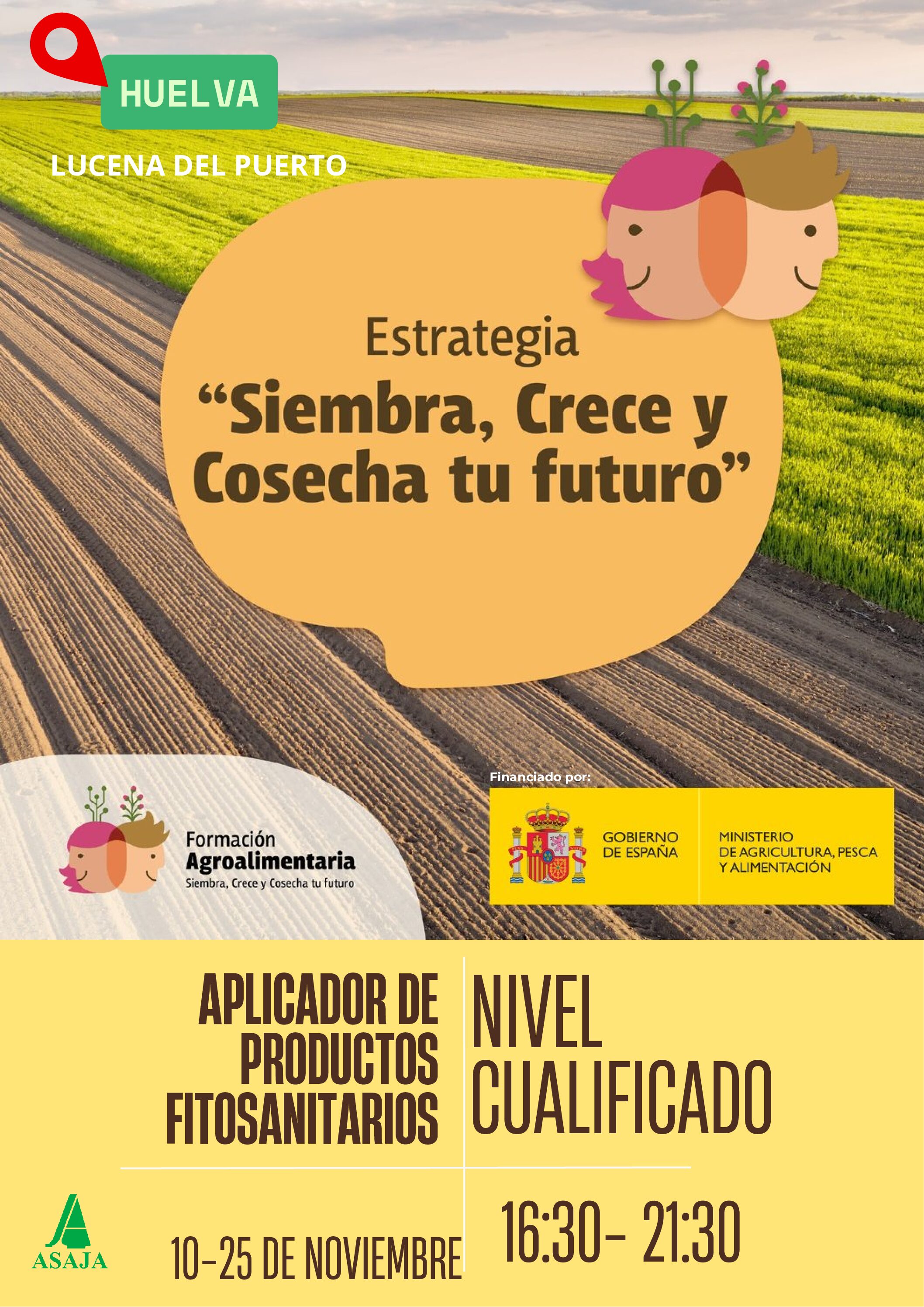 Curso aplicador de productos fitosanitarios. Nivel Cualificado