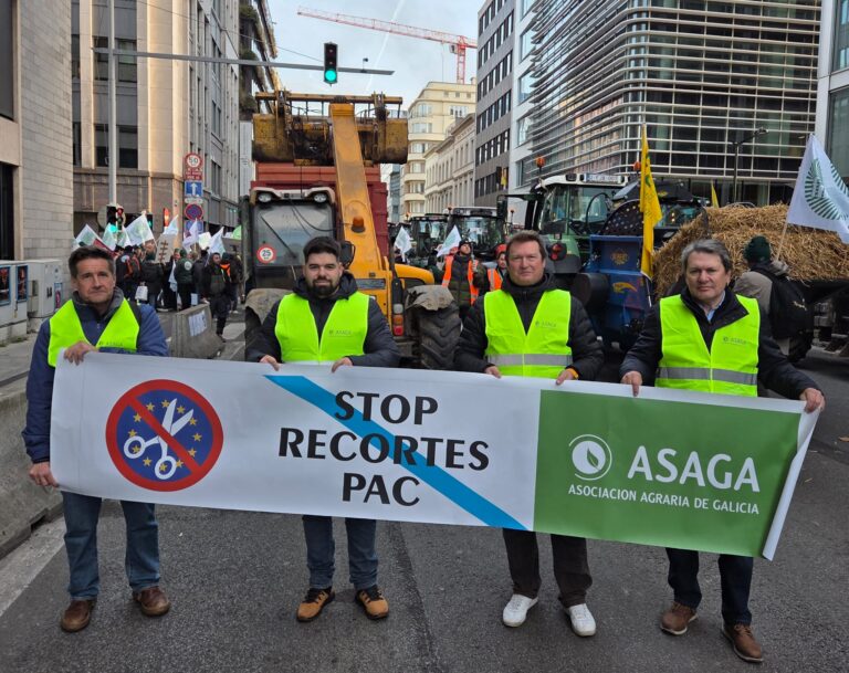 ASAGA marcha en Bruselas para reclamar un trato justo para el sector agrícola