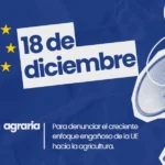 ASAJA, COAG y UPA informan sobre la movilización histórica del campo europeo en Bruselas el 18 de diciembre
