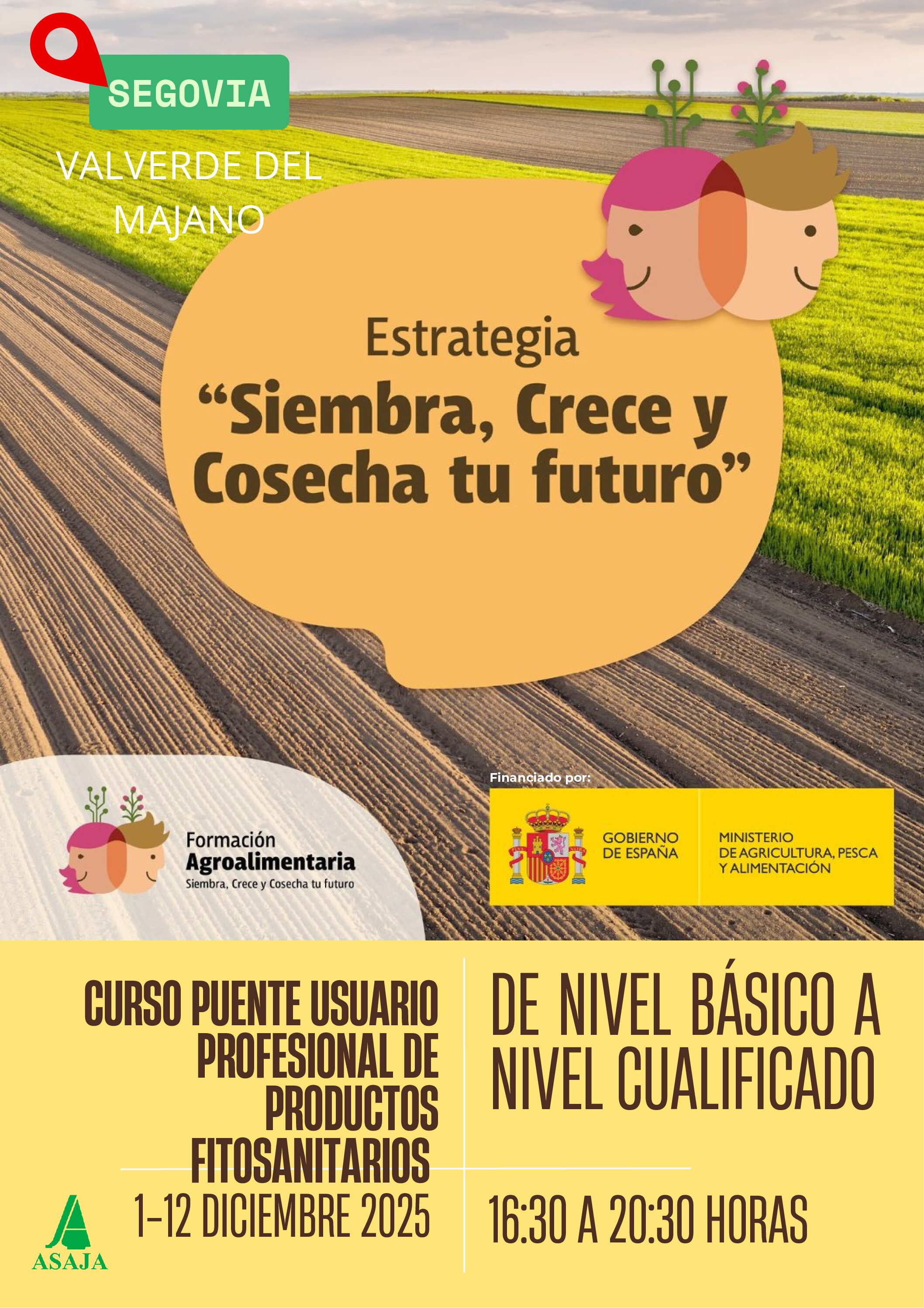 Curso puente usuario profesional de productos fitosanitarios.