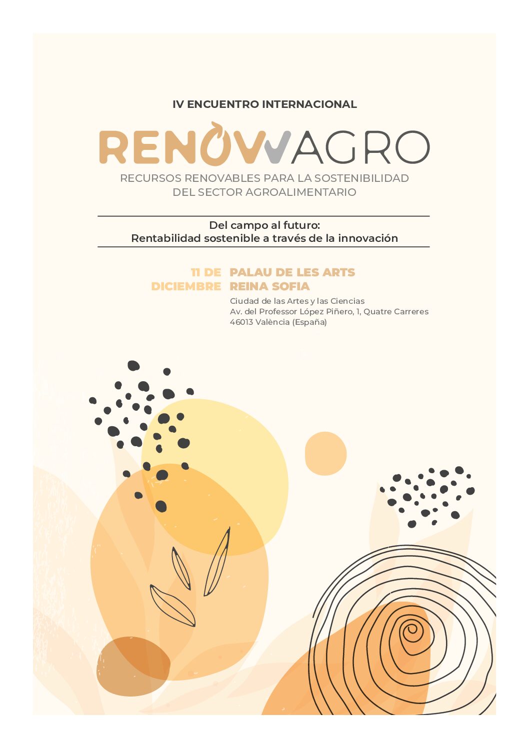 IV Encuentro Internacional RENOVVAGRO. Del Campo al futuro: Rentabilidad sostenible a través de la innovación.