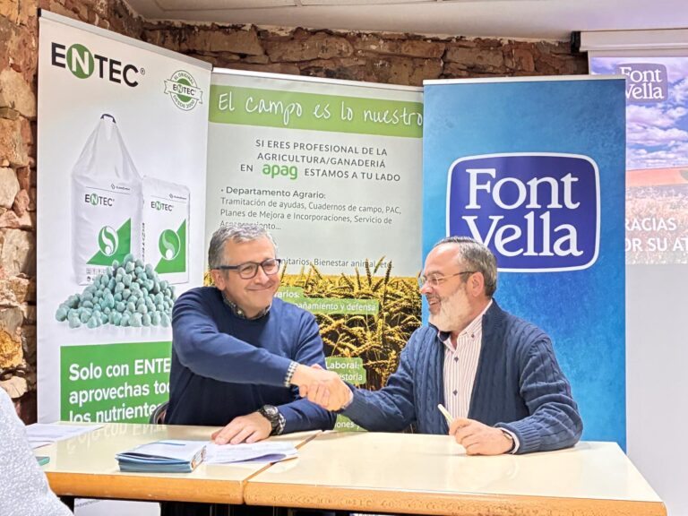Font Vella y APAG-COAGRAL renuevan hasta 2028 su acuerdo para impulsar la agricultura sostenible en Sigüenza