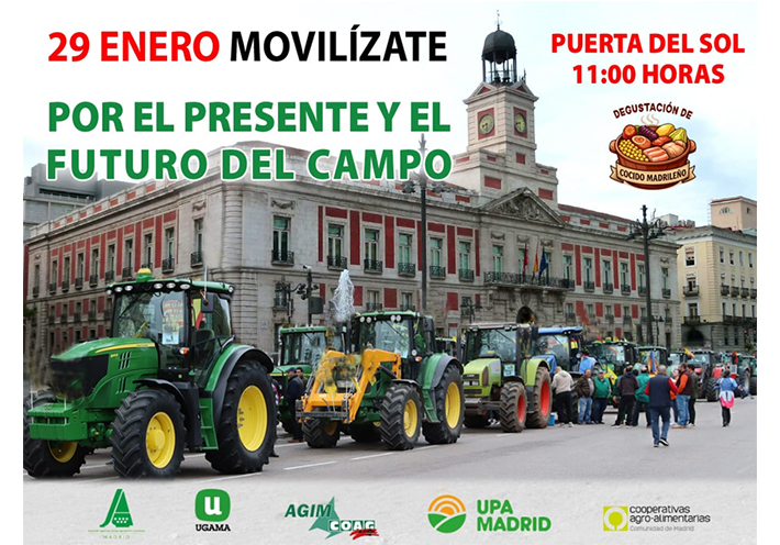 Rueda prensa para explicar las acciones que se desarrollarán el 29 de enero en Madrid