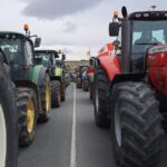 Movilizaciones contra el acuerdo de Mercosur y nueva PAC. Inicio de la tractorada