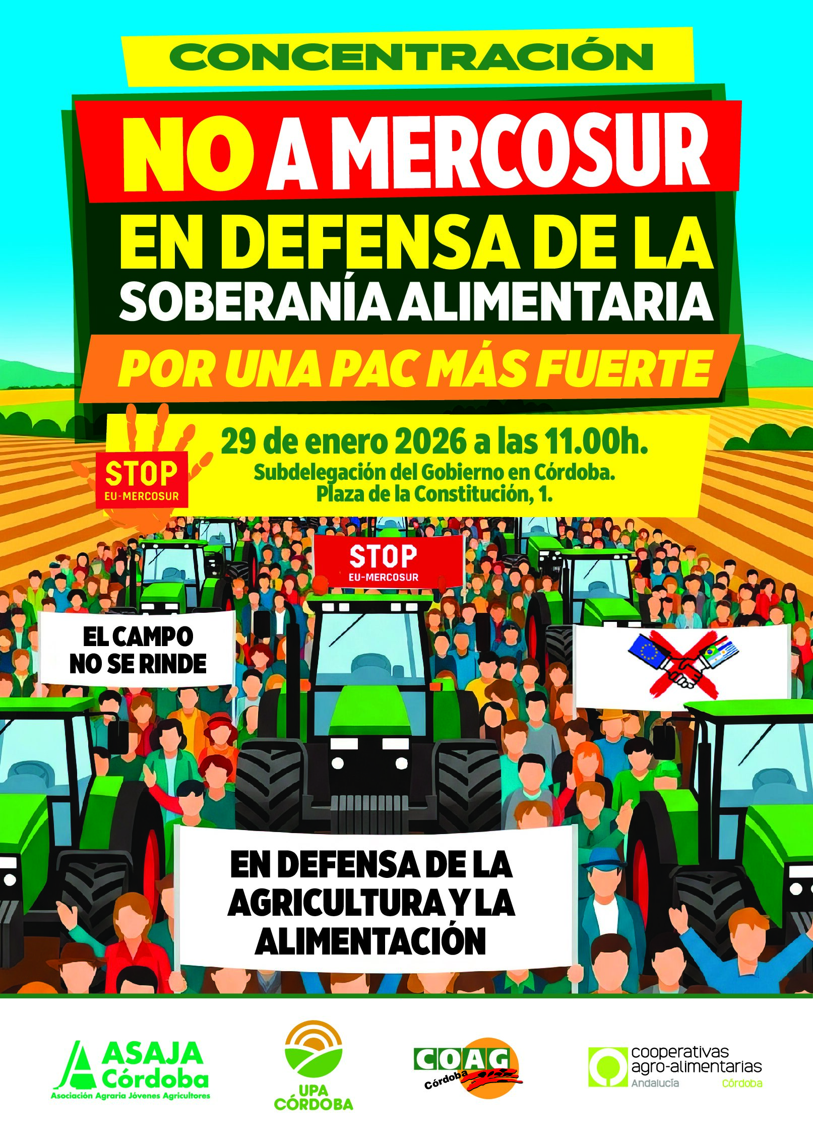 Concentración ASAJA CORDOBA