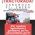 Tractorada Zaragoza ¡Por nuestros agricultores y ganaderos por los consumidores, por ti!