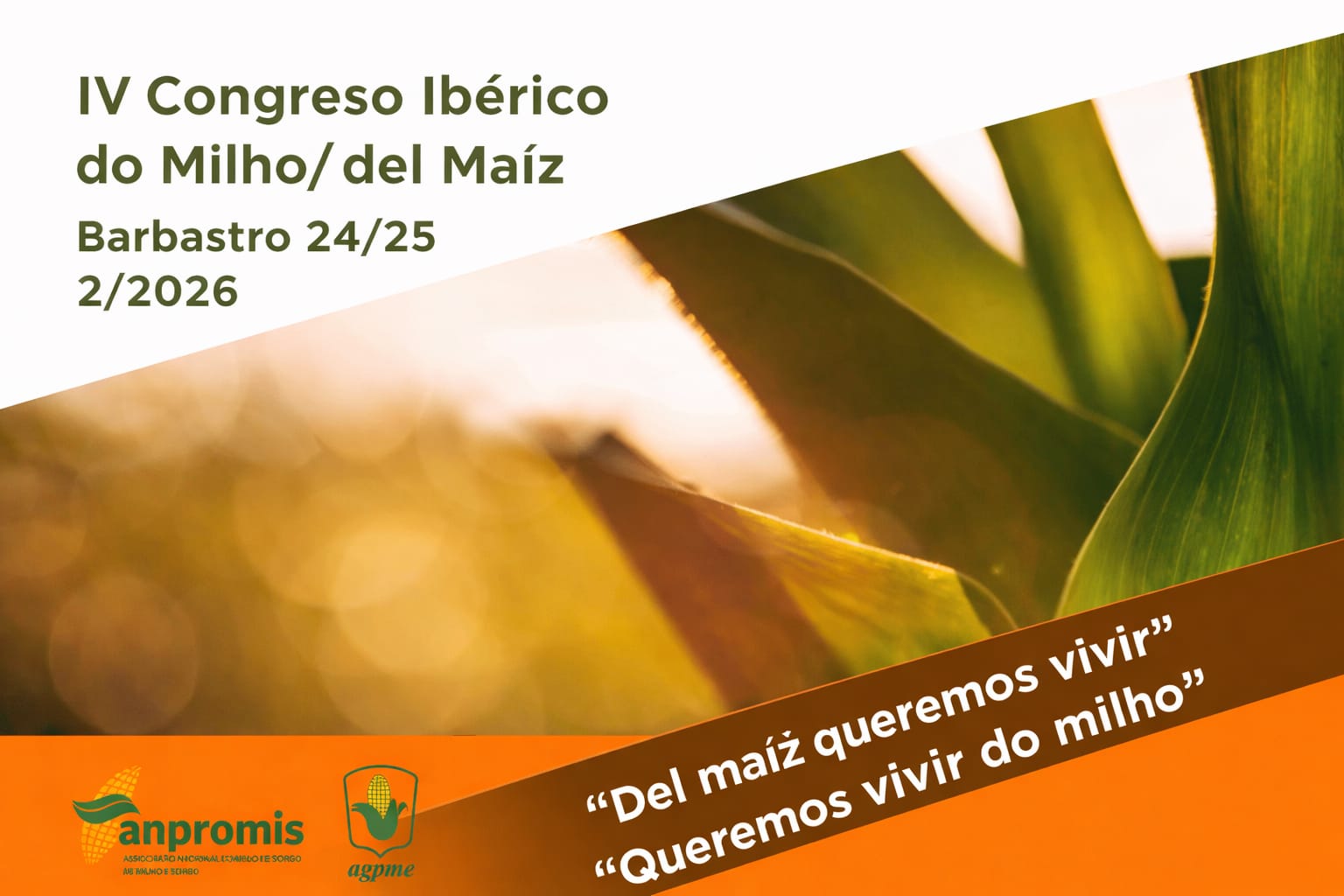 Rueda de prensa: Inauguración del IV Congreso Ibérico del Maíz