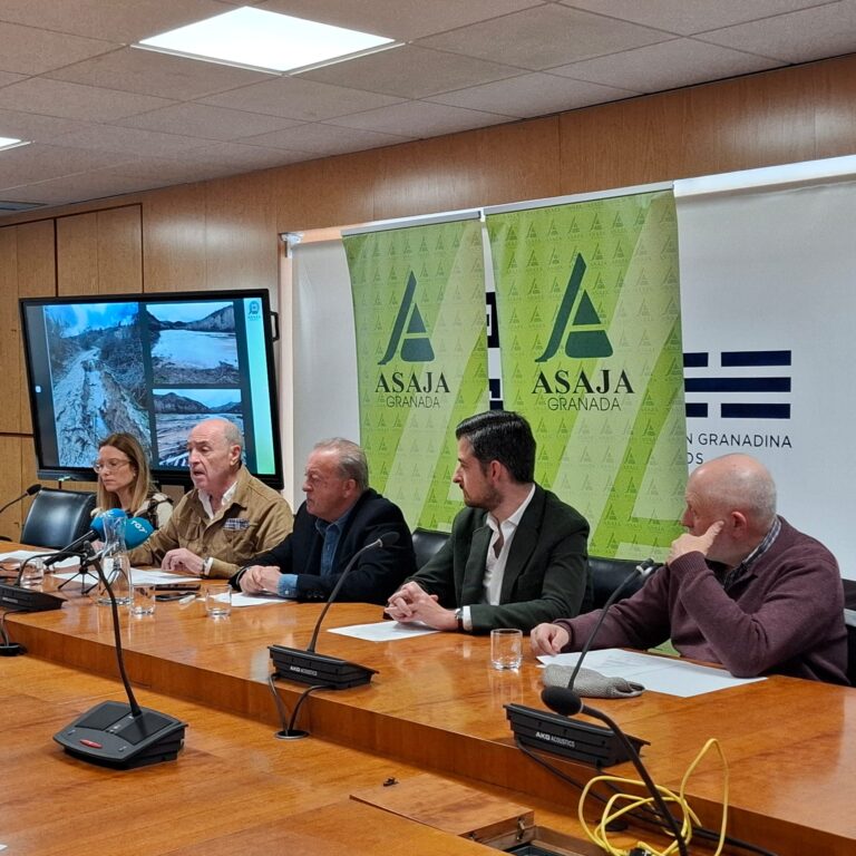 ASAJA GRANADA valora las ayudas por las borrascas y reclama medidas complementarias para cubrir toda la realidad agraria de Granada