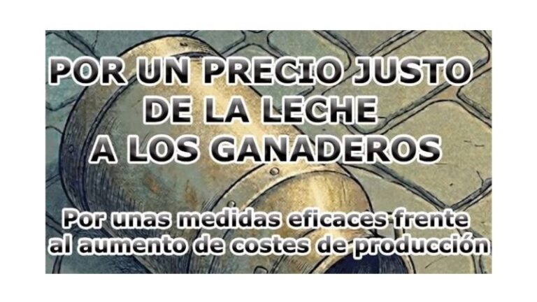 ASTURIAS. Acto protesta en reivindicación por un precio justo para la leche