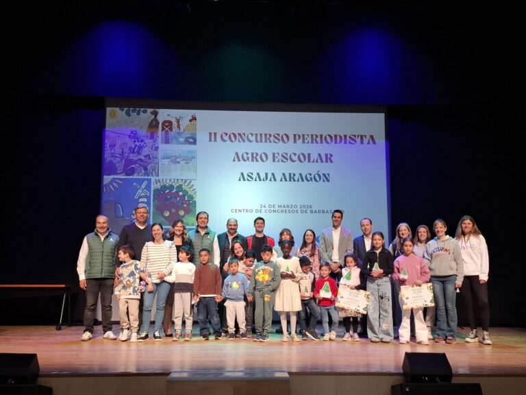 Gran participación en la entrega de premios del II Concurso “Periodista Agro Escolar” de ASAJA Aragón