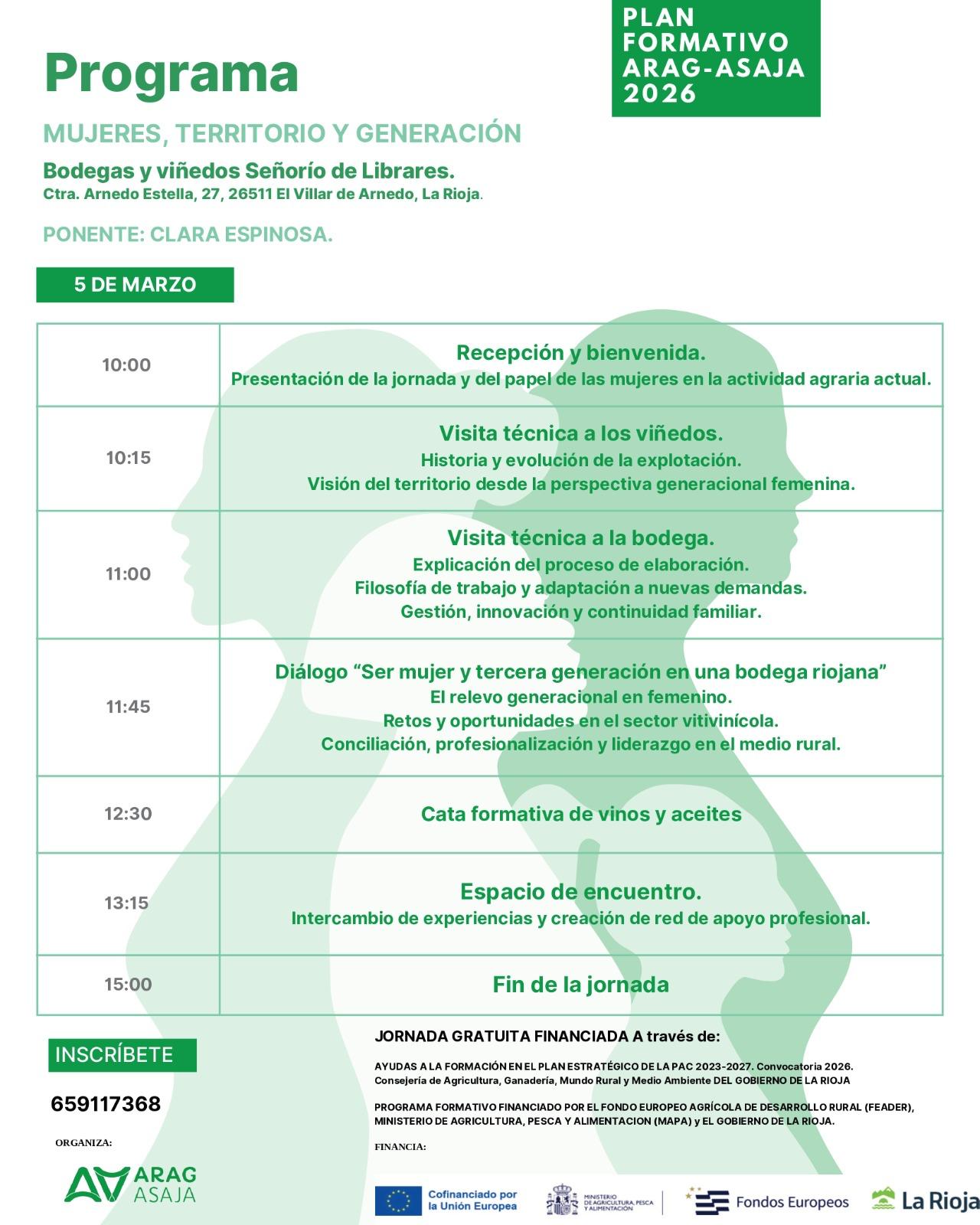 Jornada ASAJA Rioja ARAG. Mujeres, Territorio y Generación