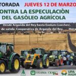 Movilización Agraria en Madrid contra la subida del gasóleo agrícola