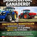 Movilización del sector agrario en Valladolid contra la especulación del gasóleo agrícola y los fertilizantes