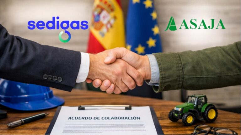 Sedigas y ASAJA sellan una alianza estratégica para impulsar el biometano como motor de desarrollo rural y seguridad energética en España