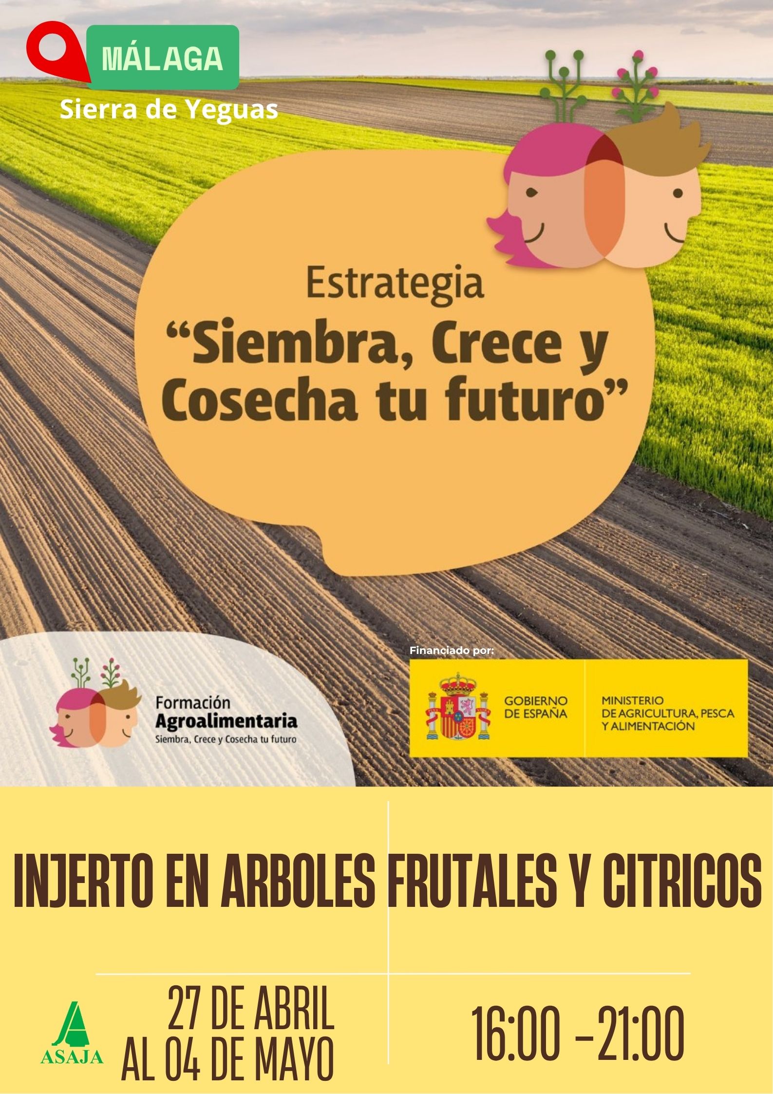 CURSO: Injerto en árboles frutales y cítricos